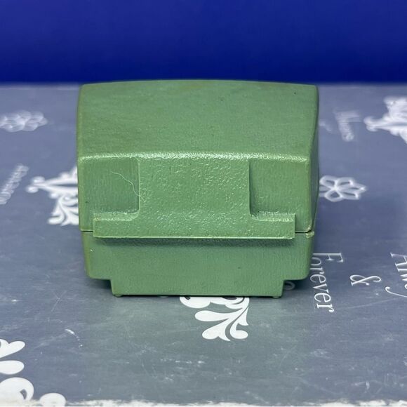 Rocket Jewelry Box w/ stand Velour lined Vintage Brown's Jewelers Maine - Picture 9 of 11